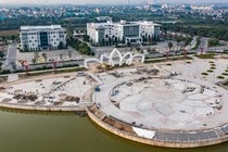 Công viên mới gần 300 tỷ ở ngoại thành Hà Nội đang thành hình