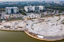 Công viên mới gần 300 tỷ ở ngoại thành Hà Nội đang thành hình