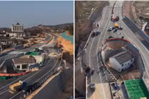 "Ngôi nhà cô độc" chắn giữa đường cao tốc gây xôn xao giờ ra sao?