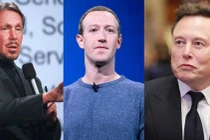 Tài sản 3 tỷ phú giàu nhất thế giới vượt 1.000 tỷ USD