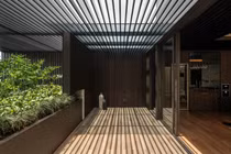 Độc đáo biệt thự chia đôi không gian để tạo khoảng 'thở'