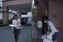 Vào vai 'cô thư ký', nữ gymer khiến netizen ngỡ ngàng