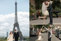 Thủ môn U23 Việt Nam khoe ảnh cưới với bạn gái giữa trời Âu