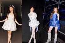 Bạn thân cầu thủ Văn Toàn diện mẫu váy ngắn cũn, gây sốt vì body quá nuột nà