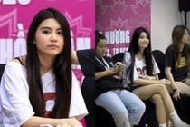 Ái nữ út nhà MC Quyền Linh khoe nhan sắc khi đi xem bóng rổ