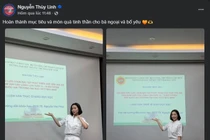 Hot girl cầu lông Nguyễn Thuỳ khoe thành tích học tập đáng nể