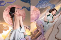 'TikToker thị phi' Hà Môi gây tranh cãi với bộ ảnh Trung thu khoe lưng trần