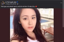 'Bà Tưng' Huyền Anh gây sốt khi đăng lại ảnh 10 năm trước