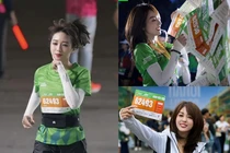 Tham dự giải chạy, hot girl ngân hàng tiếp tục gây sốt với nhan sắc đỉnh cao