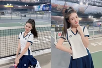 'Búp bê sống' Lilly Luta: Thanh lịch và khỏe khoắn trên sân pickleball