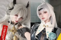 Sở hữu vòng 1 khủng, nữ coser có màn biến hình 'nghẹt thở'