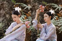 'Hot girl hàng không' Bùi Quốc Quỳnh Anh duyên dáng với áo dài truyền thống