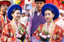 Nguyễn Lâm Thảo Tâm diện cổ phục Việt thần thái chuẩn “tiểu thư cung đình”