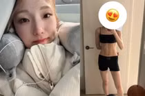 'Thánh mukbang' Hàn Quốc khoe vóc dáng săn chắc và gọn gàng
