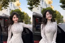 “Đệ nhất hot girl Sài thành” Võ Ngọc Trân diện váy ren đẹp miễn chê