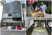 Cận cảnh biệt thự như trung tâm thương mại của Cường Đô La - Đàm Thu Trang