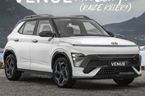 Hyundai Venue 2026 mới lộ diện, thiết kế to ngang Kia Seltos