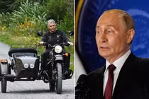 Tổng thống Putin tặng xe môtô 3 bánh Ural cho biker Mỹ