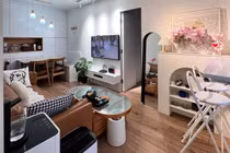 Có gì trong căn hộ 35m2 thiết kế 3 phòng ngủ? 