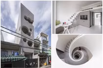 Nhà phố với cửa sổ hình đám mây độc đáo tại TP HCM 