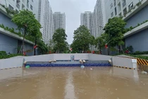 Muôn kiểu chống ngập tại khu chung cư, biệt thự ở Hà Nội