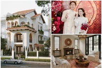 Cận cảnh biệt thự đẹp mê ly của Đình Tú - Ngọc Huyền sau đám cưới 