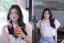 'Hot girl quân nhân' Nguyễn Bảo Chinh gây chú ý với ảnh cực đáng yêu