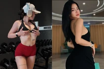 Cận cảnh khoảnh khắc hot girl Trâm Anh khoe trọn vóc dáng cực phẩm