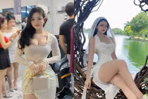 Xuất hiện hot girl mới, vừa xinh đẹp vừa có kỹ năng cắt tóc điêu luyện