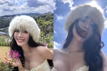 "Vô tình" tung ảnh quyến rũ, top 10 MissEarth Việt Nam 2023 gây chú ý