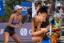 Cam thường bắt trọn visual mỹ nữ làng pickleball Alix Trương