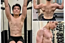 Thiếu gia cả nhà bầu Hiển độ body, ai ngắm cũng mê