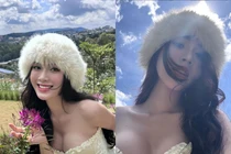 "Vô tình" tung ảnh quyến rũ, top 10 MissEarth Việt Nam 2023 gây chú ý