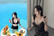 Nửa năm mới tái xuất, nữ streamer khoe loạt ảnh khoe vóc dáng "on top"