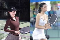 Gái đẹp Đắk Lắk ghi điểm tuyệt đối khi xuất hiện trên sân pickleball
