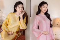 Doãn Hải My xinh đẹp trong áo dài truyền thống gây sốt mạng