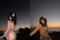 Khoe thân hình bên bãi biển, hot girl gây bão với gần 10 triệu lượt xem