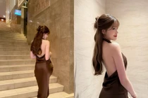 Hot girl Tăng Mỹ Hàn khoe vóc dáng với lưng trần “miễn chê”