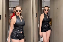 'Phú bà' Huyền Baby bị soi thân hình tròn trịa