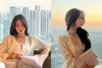 Hot girl Lê Bống khoe nhan sắc ‘nàng thơ’ tại Trung Quốc, visual dịu dàng 