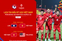 SEA Games 33: U22 Việt Nam thi đấu tại sân vận động Rajamangala Bangkok