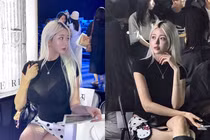 Hot girl Hàn Quốc gây chú ý với áo xuyên thấu tại show thời trang