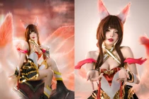 Nữ MC Mai Dora "gây bão" với bộ ảnh cosplay Hồ Ly 9 Đuôi đầy mê hoặc