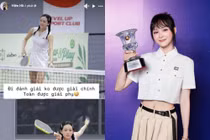 Ca sĩ Hiền Hồ trải lòng về việc chỉ thi đấu “toàn giải phụ” ở môn pickleball