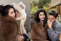 'Đệ nhất hot girl Sài Gòn' Võ Ngọc Trân khóa môi ngọt ngào với bạn trai