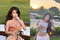 “Đệ nhất hot girl Sài thành” Võ Ngọc Trân diện bikini, body gợi cảm miễn chê