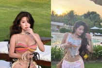 “Đệ nhất hot girl Sài thành” Võ Ngọc Trân diện bikini, body gợi cảm miễn chê