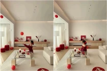 Căn hộ tối giản 135 m2 ngập sắc Tết của vợ chồng trẻ