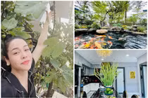Cận cảnh biệt thự 20 tỷ ngập hoa và cây xanh của Nhật Kim Anh 