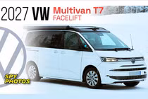 "Tóm gọn" Volkswagen Multivan T7 2027 lộ diện hoàn toàn khi chạy thử